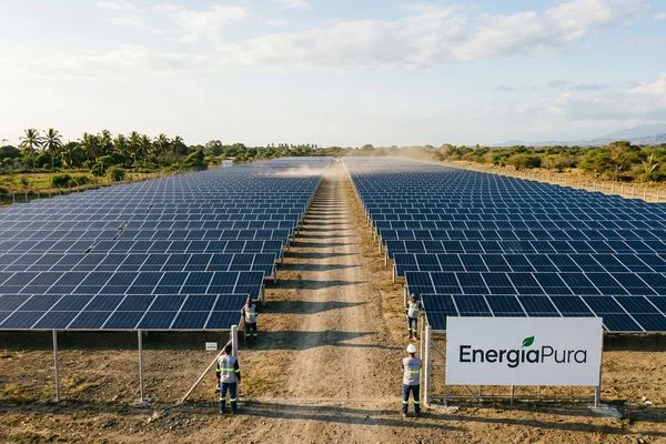 Planta solar fotovoltaica de gran escala en Ecuador